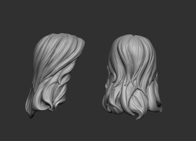 Hair stylized 5