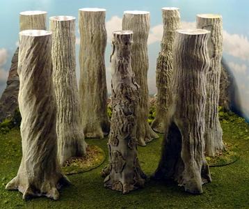 Vegetation B – Giant tree trunks