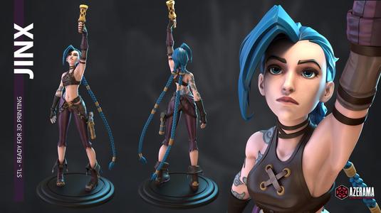 JINX STL READY FOR 3D PRINTING