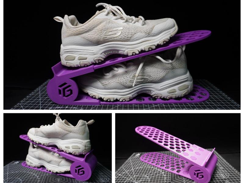 Stackable Shoe Rack – Print-in-Place
