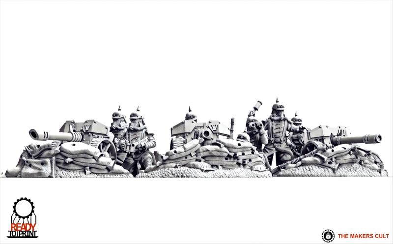 Valour Korps – Heavy Weapon Teams Set 1