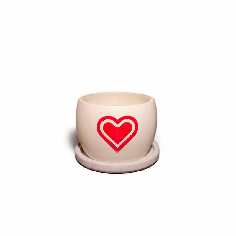 Heart planter