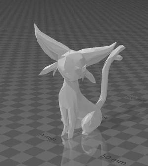 Low Poly Espeon