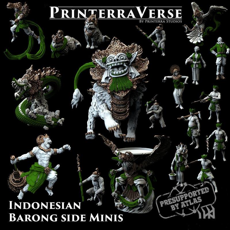 006 EMERALD Indonesian Myth – Barong Minis