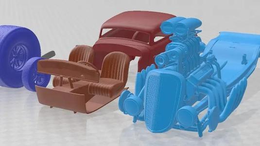 Ford 1935 Hot Rod Printable Car