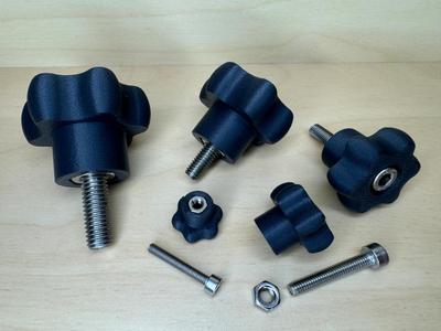 Star grip for DIN912 screw, M3, M4, M5, M6, M8