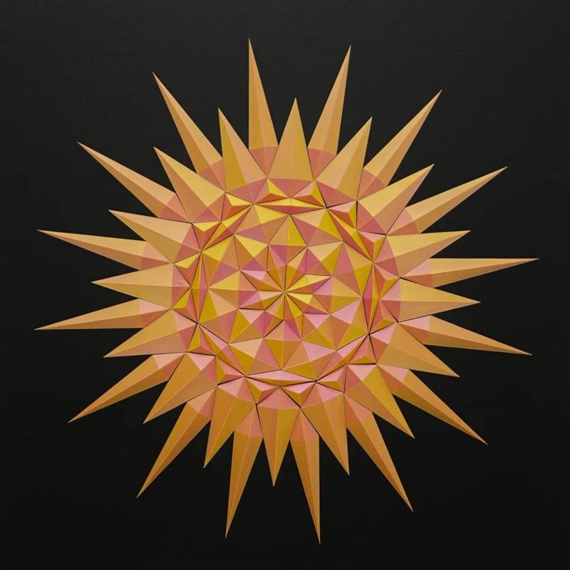 Geometric Star/Sun wall design