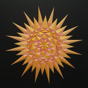 Geometric Star/Sun wall design