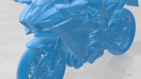 Kawasaki Ninja H2R 2015 Printable Motorbike