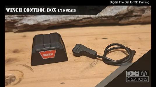 Scale winch control box with remote