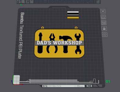 MakerLab – Dad’s Workshop Sign