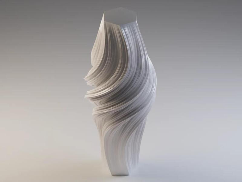 Fractal Flake Vase