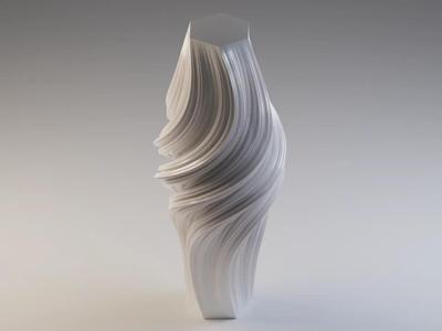 Fractal Flake Vase