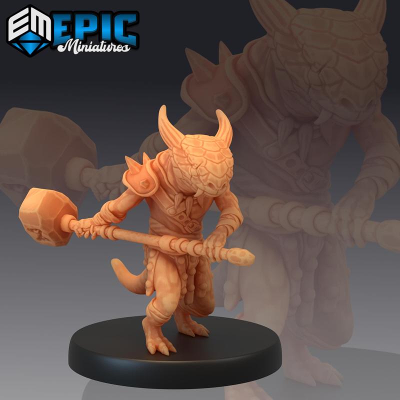 Lizardfolk Hammer Warrior / Kobold Minion / Reptile Folk Soldier / Draconic Lizard
