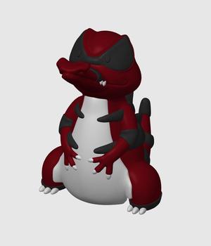 Krookodile Pokemon (nosupport, 3mf included)