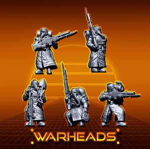 Germanic Trench Warriors! - Remorseless Trenchers Squad (5 models, 200 bits))