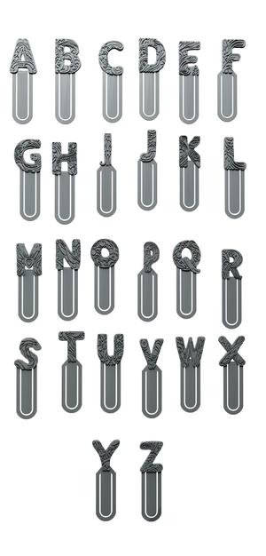 Letters Bookmark