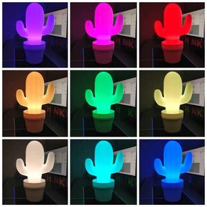 Multicolor Cactus Lamp