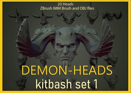 Demon Head Kitbash IMM VOL 1