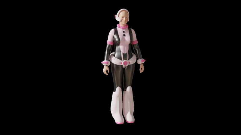 ochako  uraraka armor  helmet boku no hero academia 3D printing