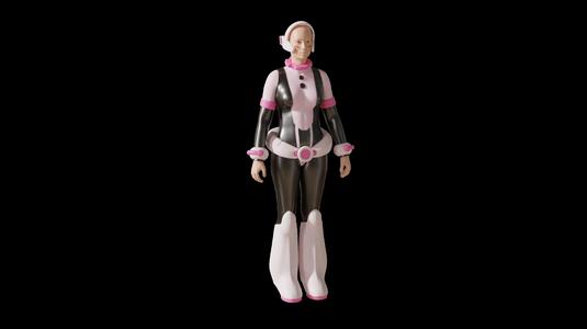 ochako  uraraka armor  helmet boku no hero academia 3D printing