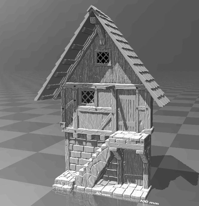 Medieval house facade 2