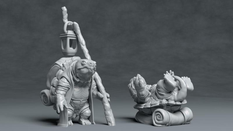 Turtle Traveller – 3D printable character