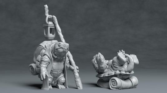 Turtle Traveller – 3D printable character