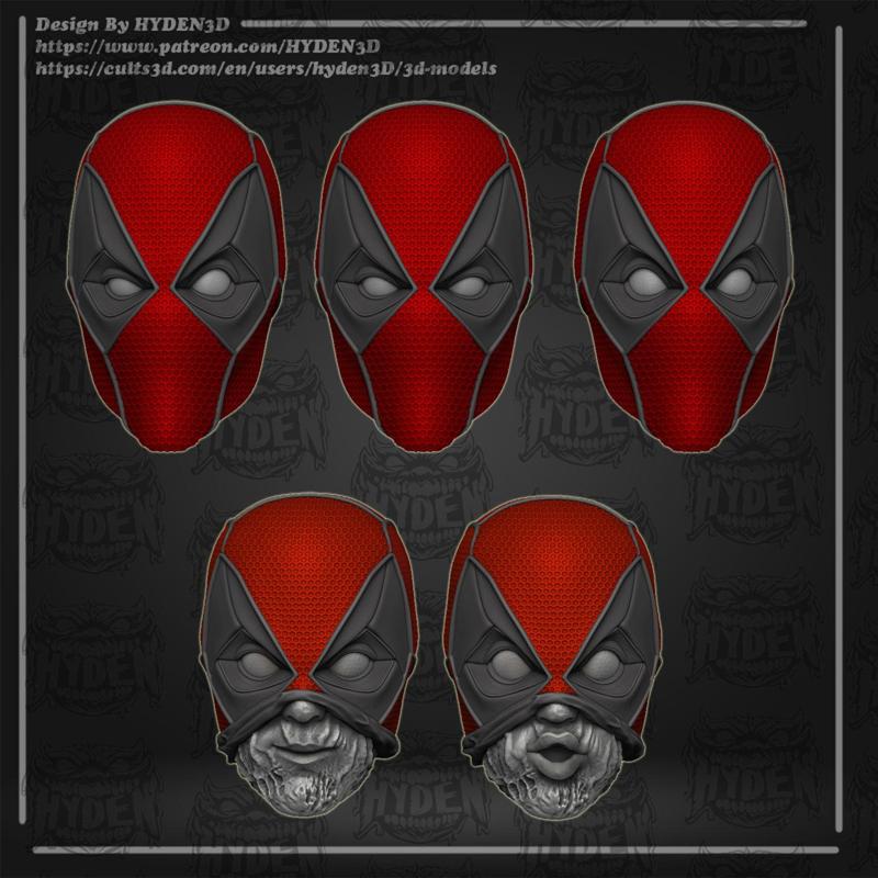 deadpool movie heads