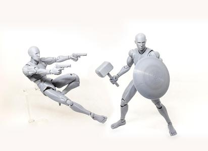 Mr figure V02 the 3D printed action figure