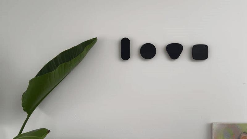 Minimalist L.O.V.E. Hook Set