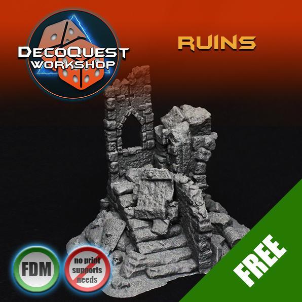 Tabletop ruins 28mm FREE
