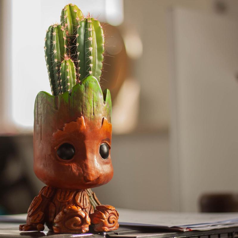 Baby Groot Flower Pot and Pen Holder 3D print model