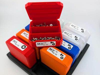 Clamshell Parts Box
