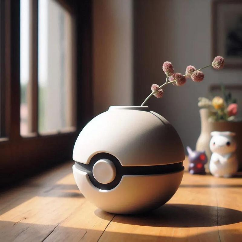 Pokeball inspired Vase