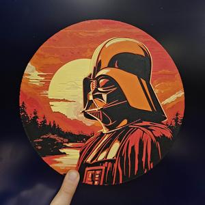 Star Wars (Inspired) “Sith Sunset to Sunrise” HueForge Darth Vader