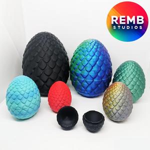 Twist Lock Dragon Egg | Print in Place | NO Support