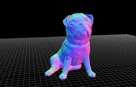 Buddy 2.0 – Pug Low Poly (Decoration)