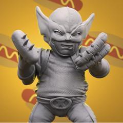 Chubby Wolverine 3D Printing Figurine | Assembly