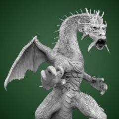 Fin Fang Foom 3D Printing Miniature | Assembly