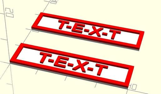 Licence Plate for RC modeling 1/10