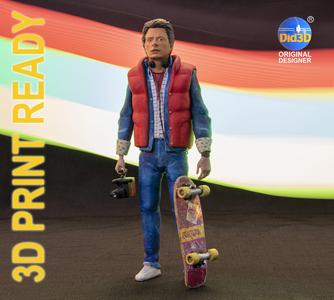 Marty McFly HQ 3Dprint 1-8 Scale or 1-6 Scale
