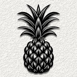 pineapple tropical fruit wall art home decor
