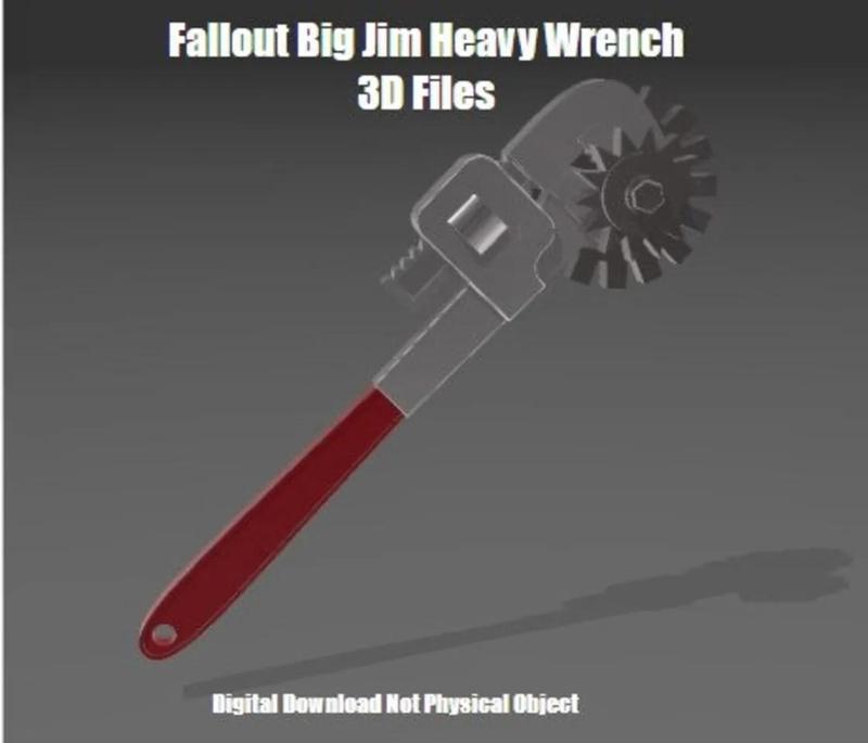 Fallout Big Jim Heavy Wrench 3D files(3mf)