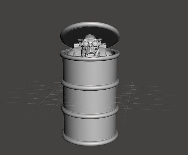 Sneaky Barrel Ork