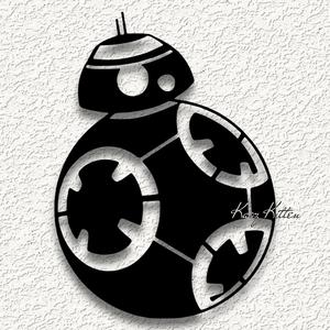 bb-8 droid robot WALL ART HOME DECOR