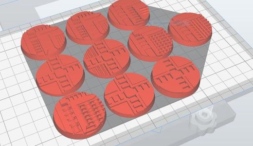 Necromunda / Warhammer 40k Bases 40mm
