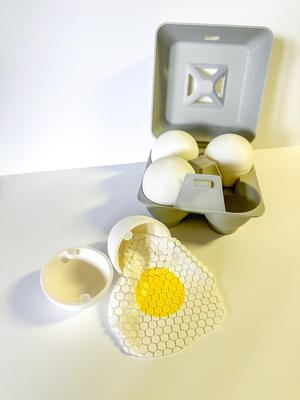 Fidget Fabric Fried Egg Set (play or coaster set)