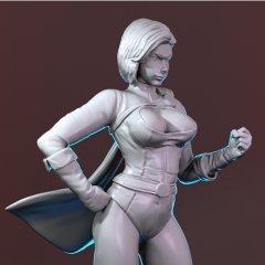 Power Girl 3D Printing Figurine | Assembly
