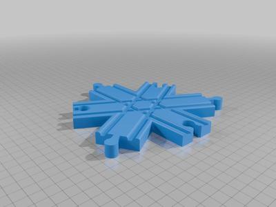 Brio cross over with three rails